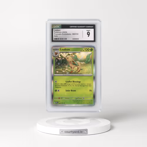 2025 Prismatic Evolutions - PRE EN #005/131 Leafeon - Holo (CGC 9 MINT)