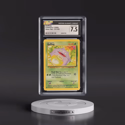 1999 Base Set #51/102 Koffing (CGC 7.5 NM+)