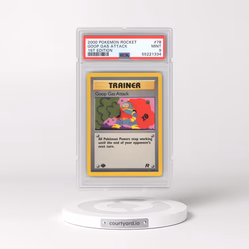 2000 Pokémon Rocket #78 Goop Gas Attack - 1st Edition (PSA 9 MINT)
