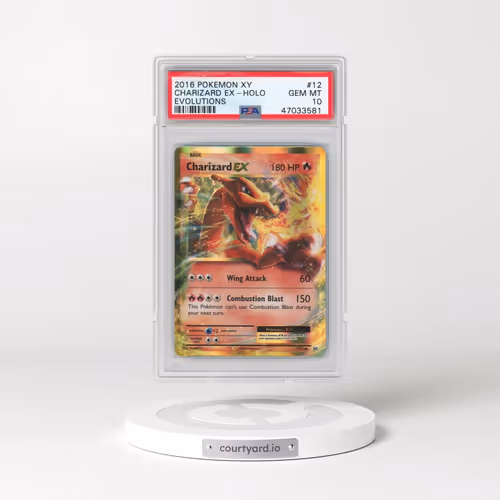 2016 Pokémon XY Evolutions #12 Charizard EX - Holo (PSA 10 GEM MINT)