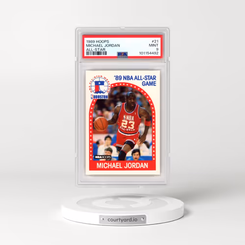 1989 Hoops #21 Michael Jordan - All-Star (PSA 9 MINT)