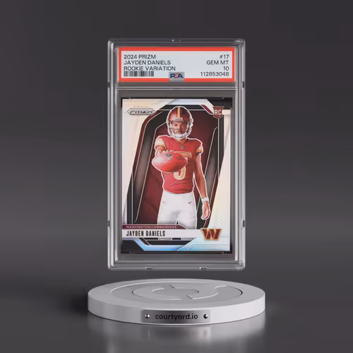 2024 Panini Prizm Rookie Variation #17 Jayden Daniels (PSA 10 GEM MINT)