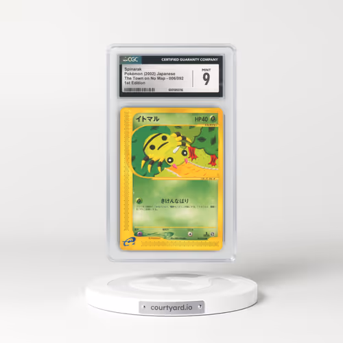 2002 The Town on No Map #006/092 Spinarak - 1st Edition (CGC 9 MINT)