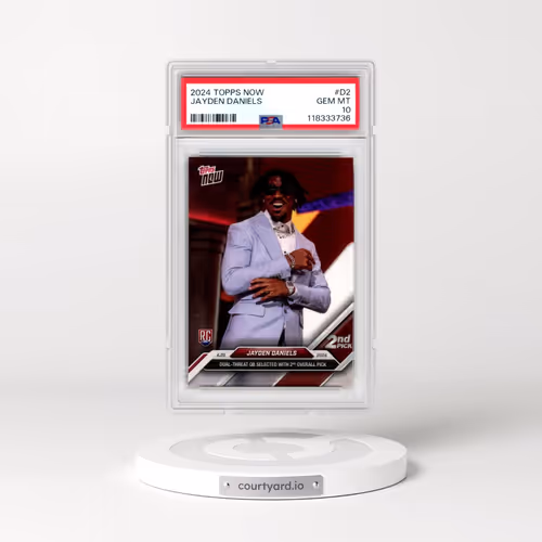 2024 Topps Now #D2 Jayden Daniels (PSA 10 GEM MINT)