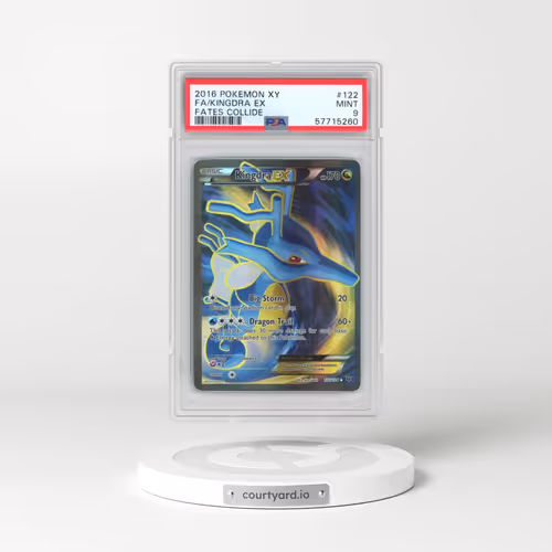 2016 Pokémon XY Fates Collide #122 Kingdra EX - Holo Full Art (PSA 9 MINT)