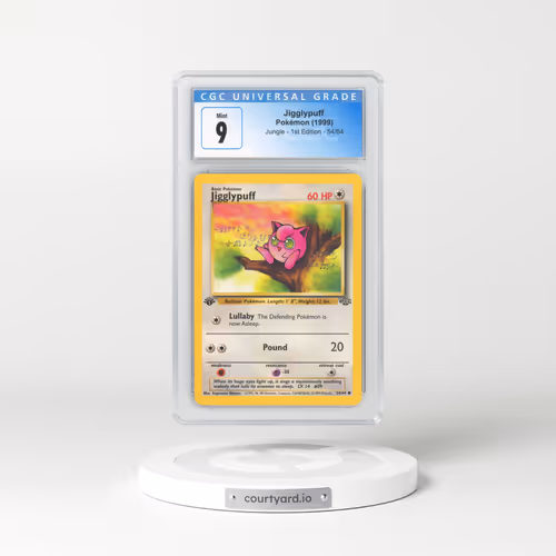 1999 Jungle #54 Jigglypuff - 1st Edition (CGC 9 MINT)
