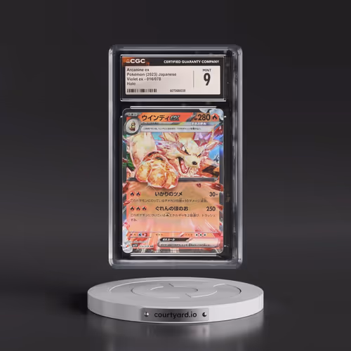 2023 Violet ex #016/078 Arcanine ex - Holo (CGC 9 MINT)