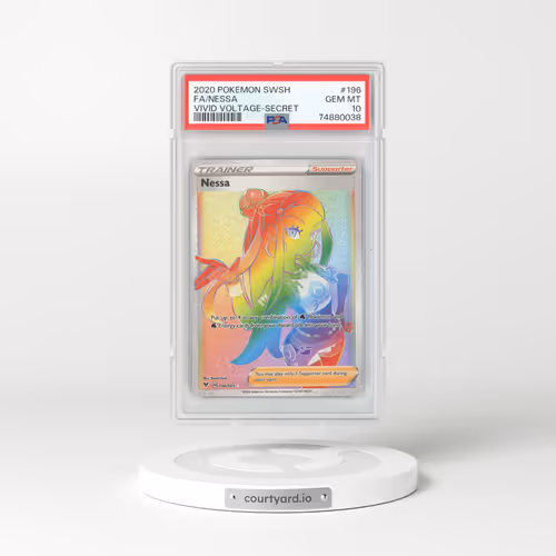 2020 Vivid Voltage #196 Nessa - Full Art Holo (PSA 10 GEM MINT)