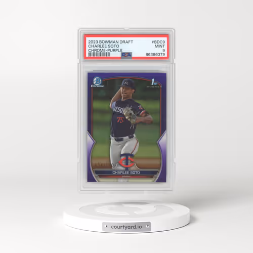 2023 Bowman Draft #BDC9 Charlee Soto - Chrome-Purple (PSA 9 MINT)