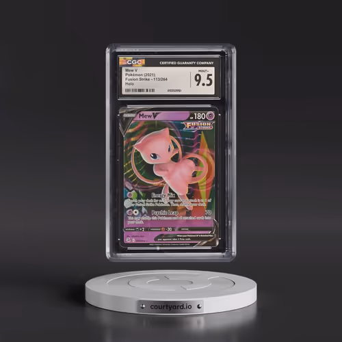 2019 Fusion Strike #113/264 Mew V - Holo (CGC 9.5 MINT+)