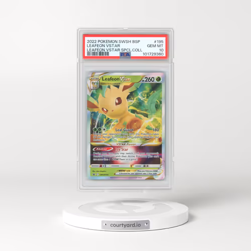 2022 Pokémon Swsh Black Star Promo #195 Leafeon Vstar - Leafeon Vstar Special Collection (PSA 10 GEM MINT)