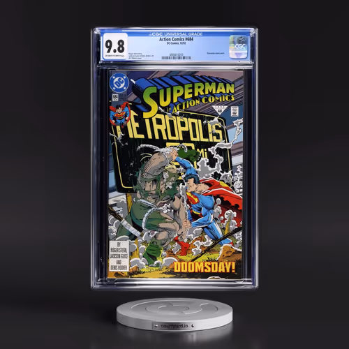 Action Comics #684 CGC 9.8 Off-white to White Pages (DC Comics, 12/92) - Universal