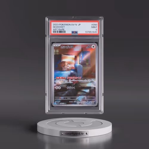 2023 Pokémon Sv1v-Violet EX #090 Skwovet - Art Rare (PSA 9 MINT)
