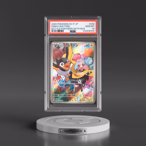 2025 Pokémon SV-P Promo #232 Iono's Wattrel - Battle Partners Booster Box (PSA 10 GEM MINT)