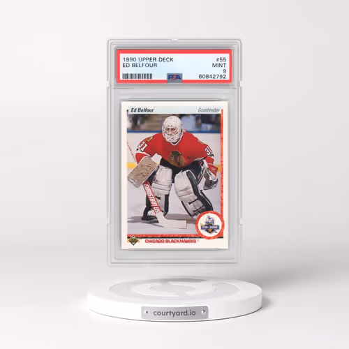 1990 Upper Deck #55 Ed Belfour (PSA 9 MINT)