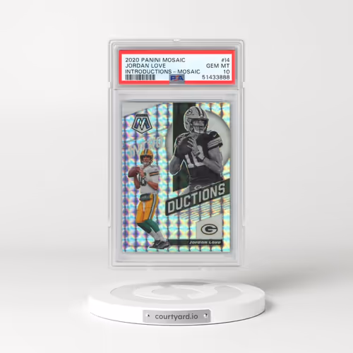 2020 Panini Mosaic Introductions #I4 Jordan Love - Mosaic (PSA 10 GEM MINT)