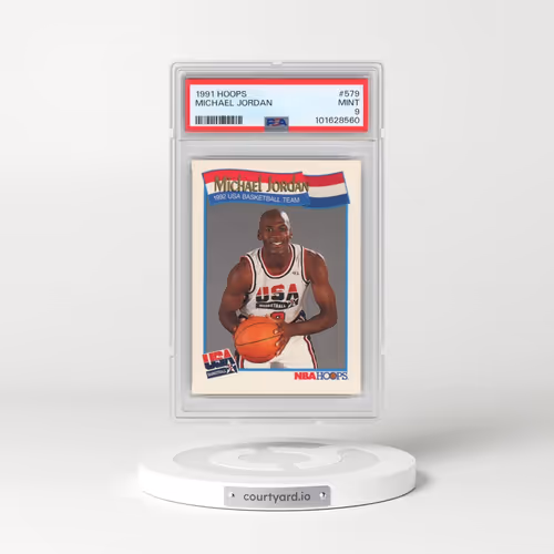 1991 Hoops #579 Michael Jordan (PSA 9 MINT)