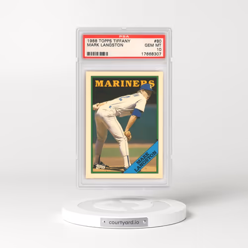 1988 Topps Tiffany #80 Mark Langston (PSA 10 GEM MINT)