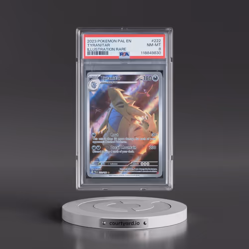 2023 Pokémon Pal EN-Paldea Evolved #222 Tyranitar - Illustration Rare (PSA 8 NM-MT)