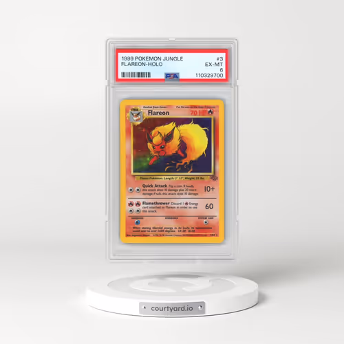 1999 Pokémon Jungle #3 Flareon - Holo (PSA 6 EX-MT)