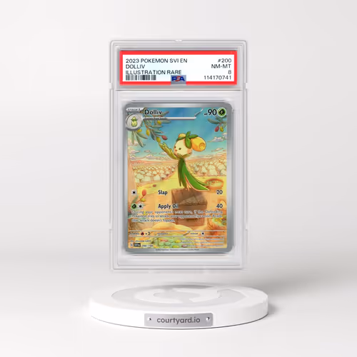 2023 Pokémon Svi EN-Scarlet & Violet #200 Dolliv - Illustration Rare (PSA 8 NM-MT)