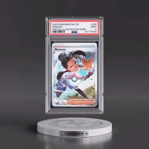 2024 Pokémon Paf EN-Paldean Fates #238 Nemona - Special Illustration Rare (PSA 9 MINT)