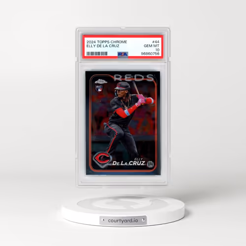 2024 Topps Chrome #44 Elly de La Cruz (PSA 10 GEM MINT)