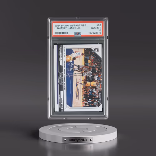 2024 Panini Instant NBA #26 Bronny James Jr./LeBron James (PSA 10 GEM MINT)