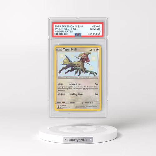 2019 Pokémon Sun & Moon Hidden Fates #SV45 Type: Null - Holo (PSA 10 GEM MINT)