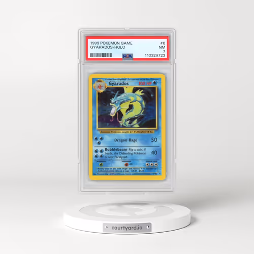 1999 Pokémon Game #6 Gyarados - Holo (PSA 7 NM)