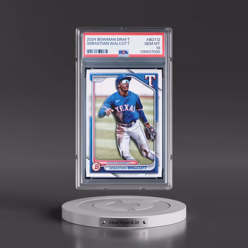 2024 Bowman Draft #BD112 Sebastian Walcott (PSA 10 GEM MINT)