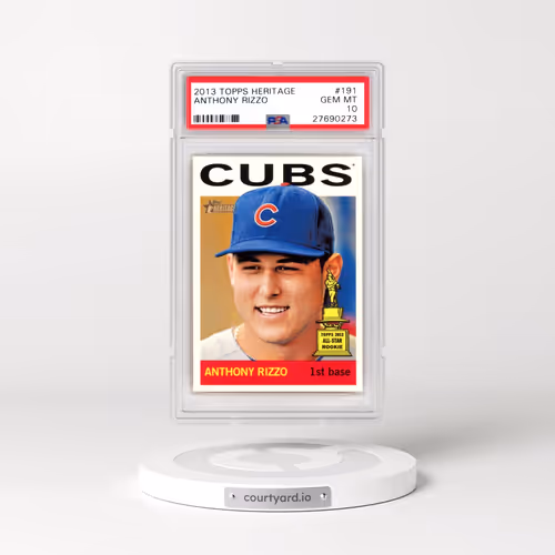 2013 Topps Heritage #191 Anthony Rizzo (PSA 10 GEM MINT)