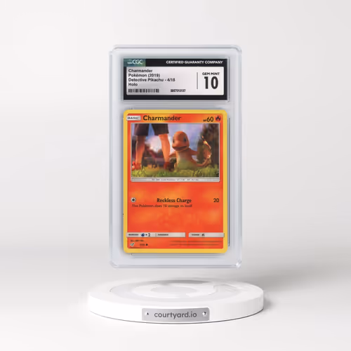 2019 Detective Pikachu #4/18 Charmander - Holo (CGC 10 GEM MINT)