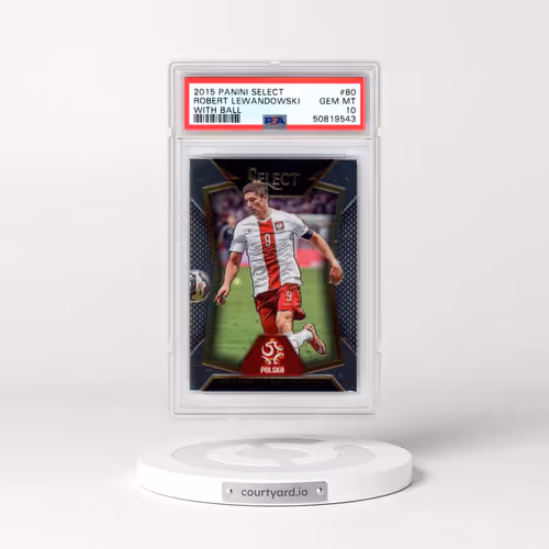 2015 Panini Select #80 Robert Lewandowski - With Ball (PSA 10 GEM MINT)