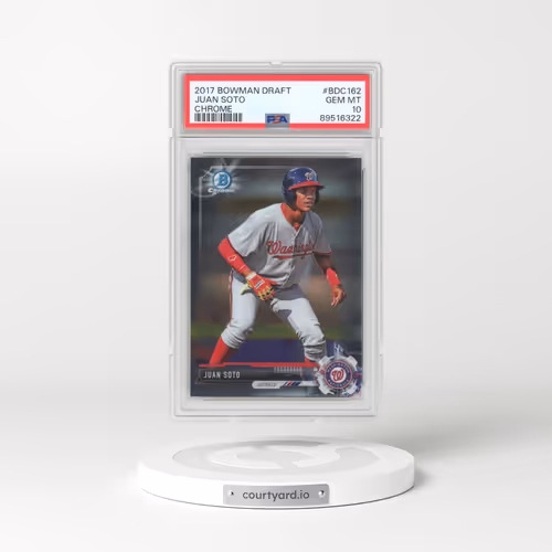2017 Bowman Draft #BDC162 Juan Soto - Chrome (PSA 10 GEM MINT)