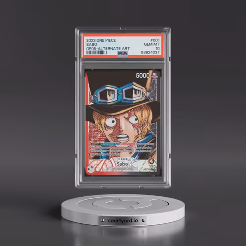 2023 One Piece OP05-Awakening of the New Era #001 Sabo - Alternate Art (PSA 10 GEM MINT)