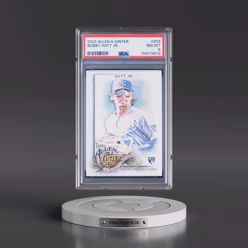 2022 Topps Allen & Ginter #203 Bobby Witt Jr. (PSA 8 NM-MT)
