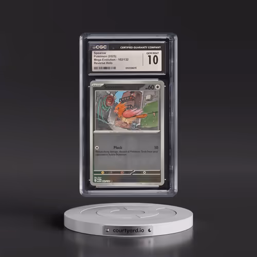 2025 Mega Evolution - MEG EN #102/132 Spearow - Reverse Holo (CGC 10 GEM MINT)