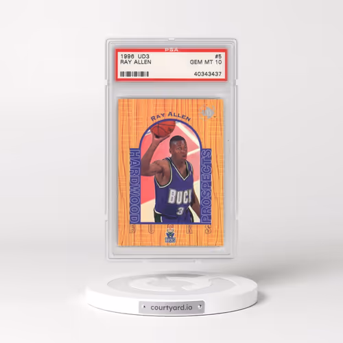 1996 UD3 #5 Ray Allen (PSA 10 GEM MINT)
