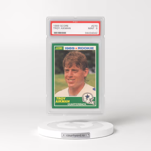 1989 Score #270 Troy Aikman (PSA 9 MINT)