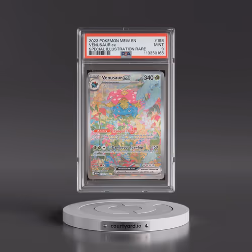 2023 Pokémon Mew EN-151 #198 Venusaur EX - Holo Special Illustration Rare (PSA 9 MINT)
