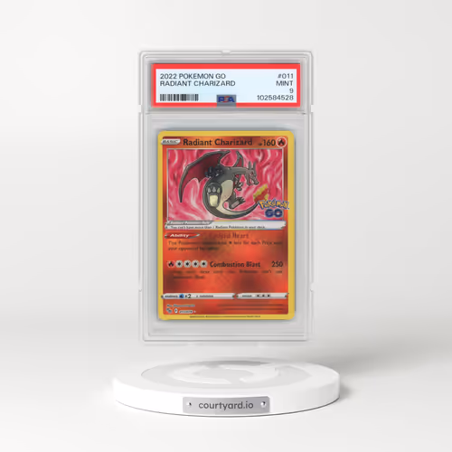 2022 Pokémon Go #011 Radiant Charizard - Holo (PSA 9 MINT)