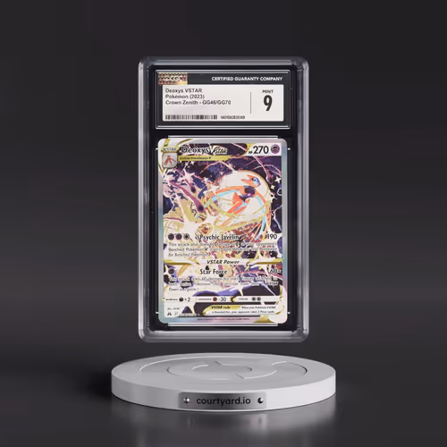 2023 Crown Zenith #GG46/GG70 Deoxys VSTAR - Galarian Gallery Holo (CGC 9 MINT)