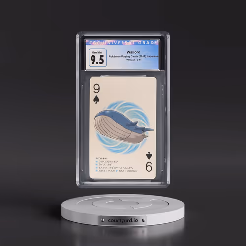 2012 White 2 Deck (White Kyurem on Back) #9¨ Wailord (CGC 10 GEM MINT)