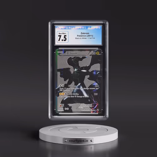 2011 Black & White #114/114 Zekrom - Ultra Rare Holo (CGC 7.5 NM+)