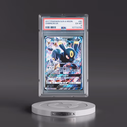 2017 Pokémon Sun & Moon #80 Umbreon GX - Holo (PSA 6 EX-MT)