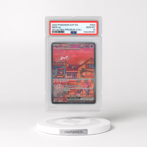 2023 Pokémon Svp EN-SV Black Star Promo #053 Mew EX - Holo 151 Ultra-Premium Collection (PSA 10 GEM MINT)