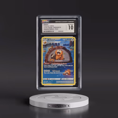 2023 Crown Zenith #GG25/GG70 Bibarel - Galarian Gallery Holo (CGC 10 GEM MINT)