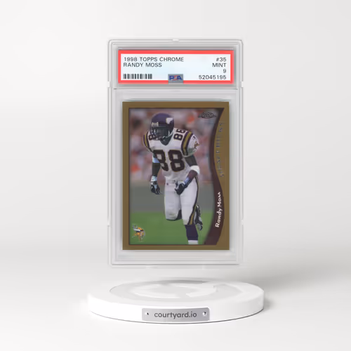 1998 Topps Chrome #35 Randy Moss (PSA 9 MINT)