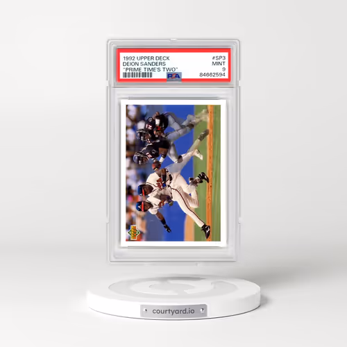1992 Upper Deck #SP3 Deion Sanders - "Prime Time's Two" (PSA 9 MINT)